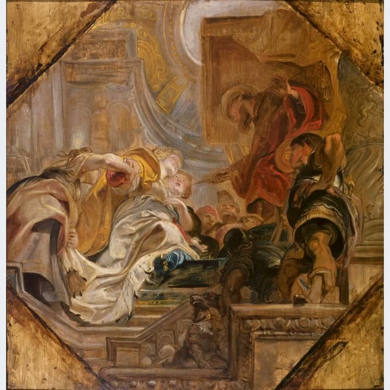  252-Pieter Paul Rubens-Ester prima di Assuero-The Courtauld Institute of Art
